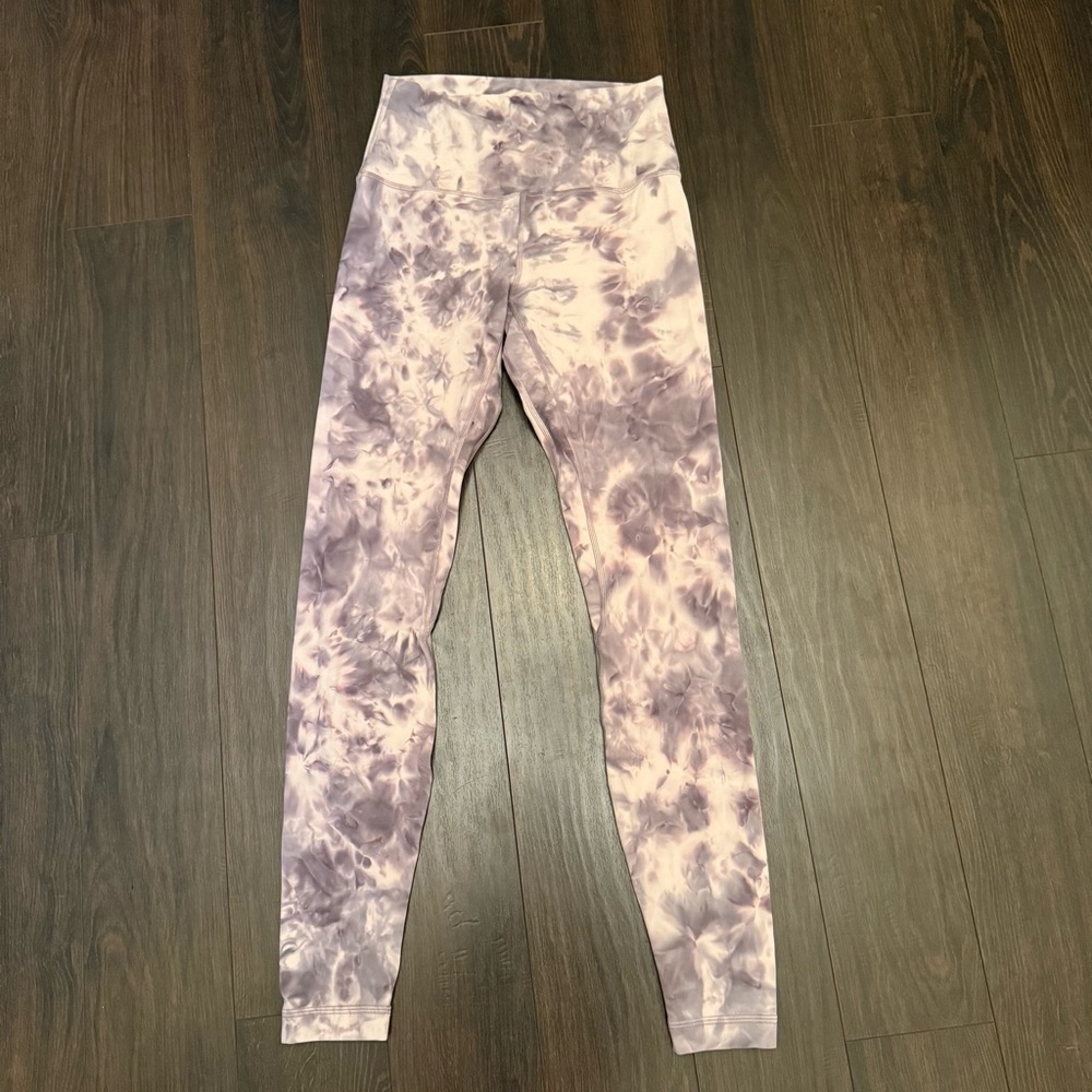 Lululemon Align Pant 28" Diamond Dye Pink Bliss Graphite Purple - Picture 3 of 7